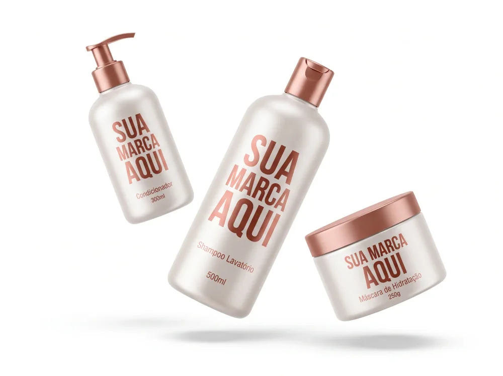 Linha Capilar — cosméticos com marca própria da Crystalise Indústria