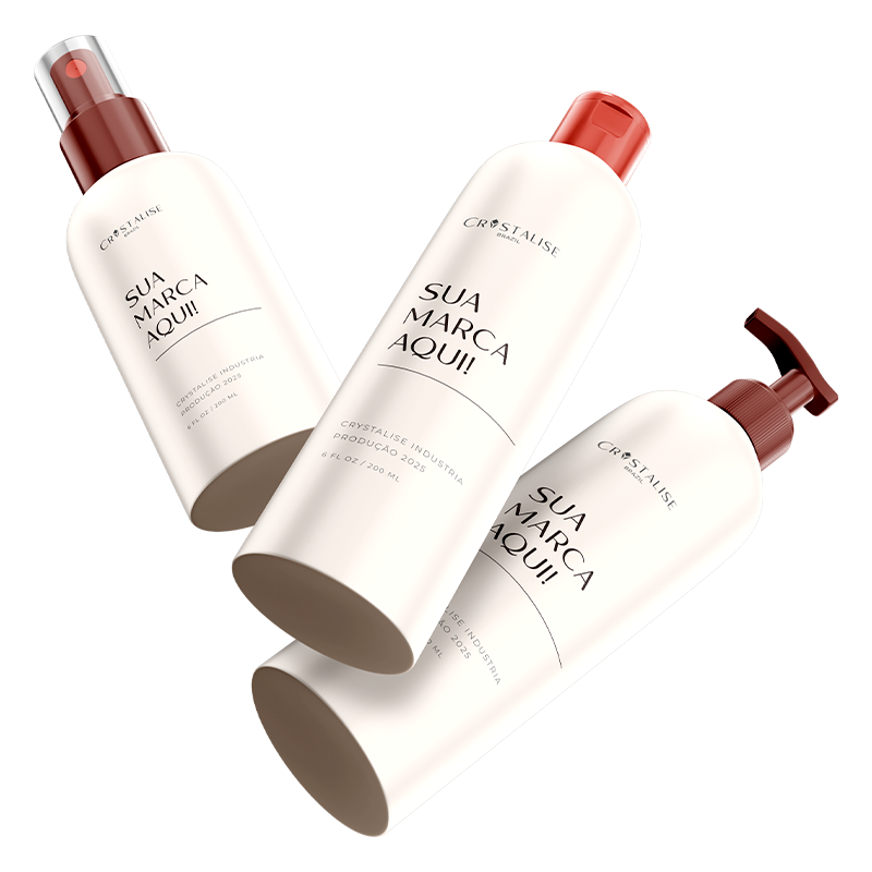 Linha completa de cosméticos Crystalise Indústria